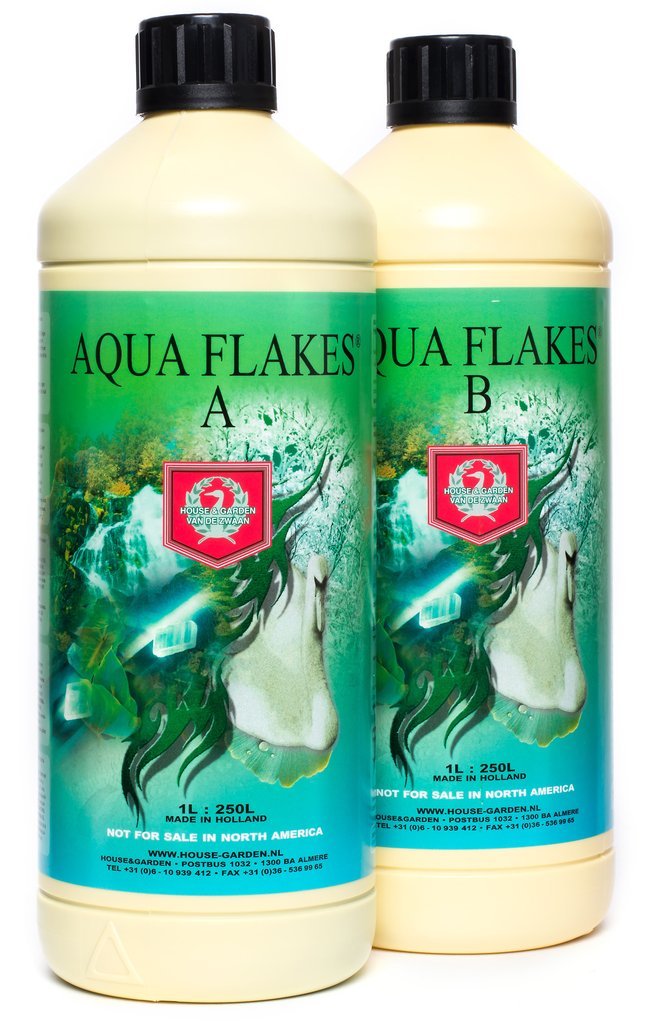 House & Garden Aqua Flakes Fertilizer A & B 1 L Set