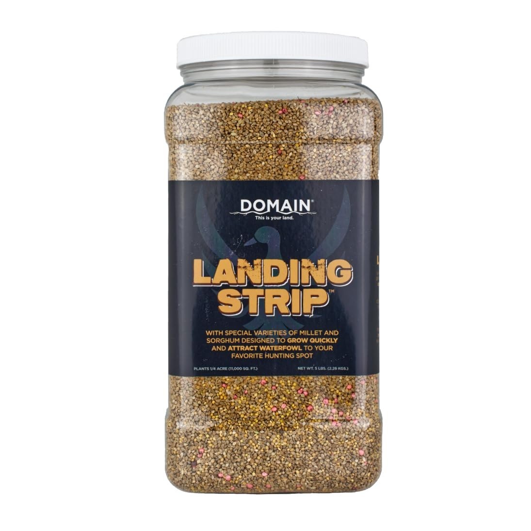 Outdoor Landing Strip Food Plot Seed Mix – 1/4 Acre Millet & Sorghum Blend for W
