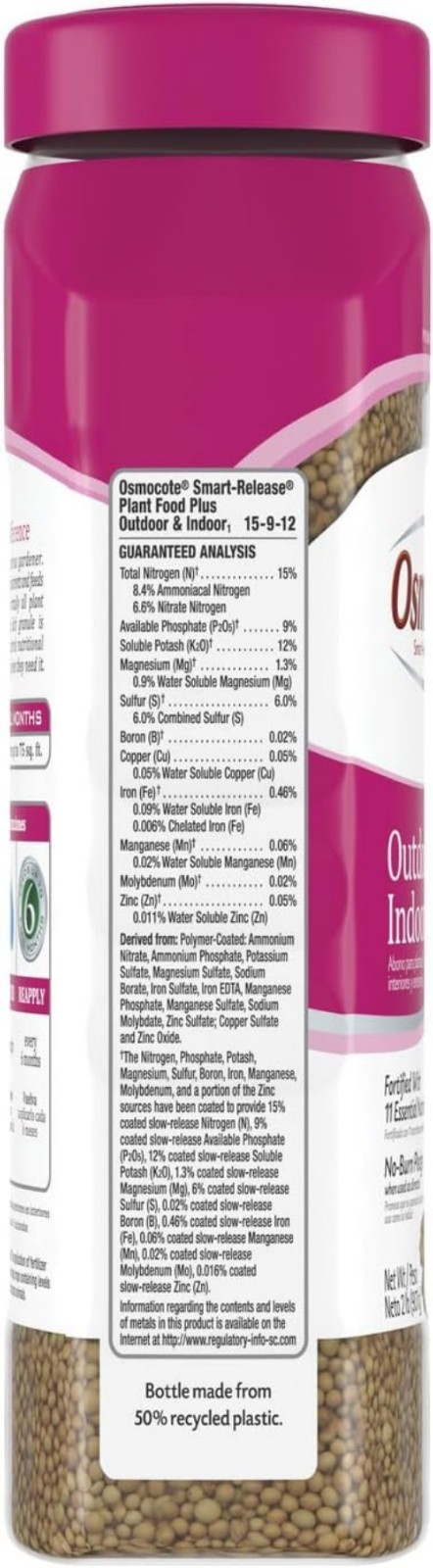 11 Nutrient Granular Plant Fertilizer – Indoor/Outdoor Use, 2 lb. Smart-Release