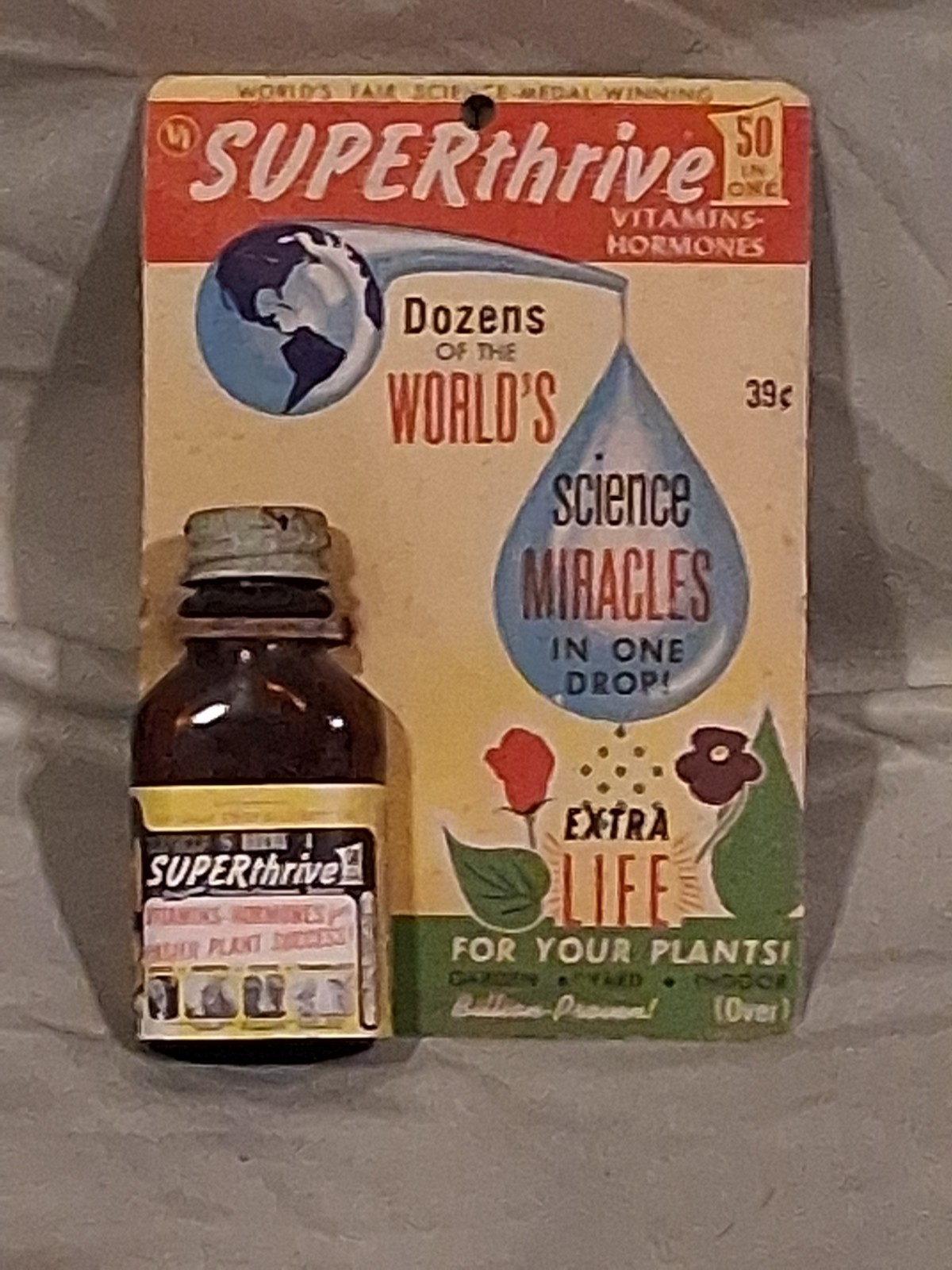 1 Old New Stock Superthrive Vitamins Hormones 1oz Bottle Extra Life Plants (13)