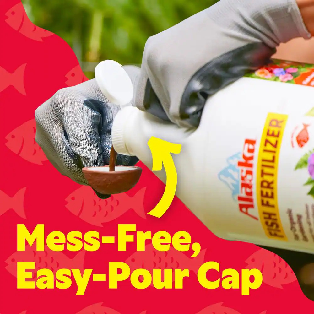 128 Oz. (1 Gal.) Organic Gardening Liquid Fish Emulsion Plant Food Fertilizer Co