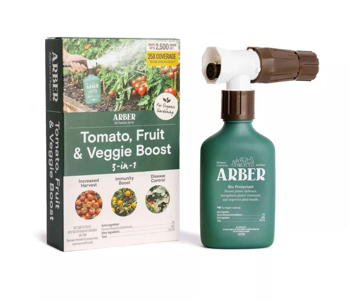 Arber Organic Tomato, Fruit and Veggie 3-in-1 Boost and Ready to Spray Care Fert