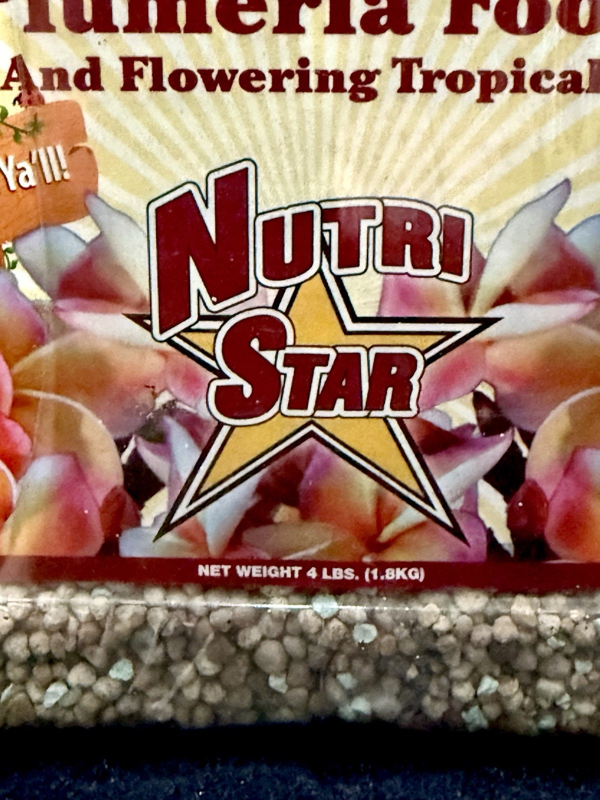 Nelson Plant Food Plumeria Food & Flowering Tropicals Nutri Star 4 Lbs.