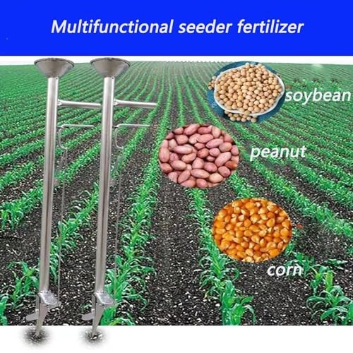 Manual Seed Sower & Fertilizer Applicator – Vegetable Planter for Gardening & Ag