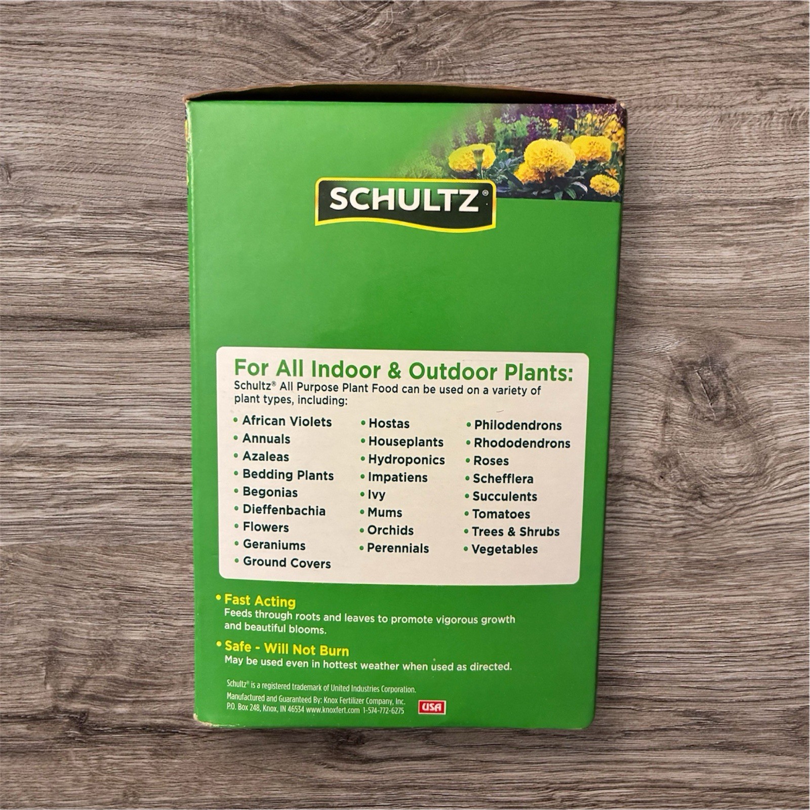 Schultz All Purpose Plant Food 20-20-20 Fast Acting Water Soluble 1-1/2 lb..