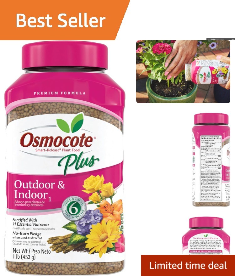 Smart-Release 1 lb. Plant Food for Indoor & Outdoor: 11 Nutrients, No-Burn