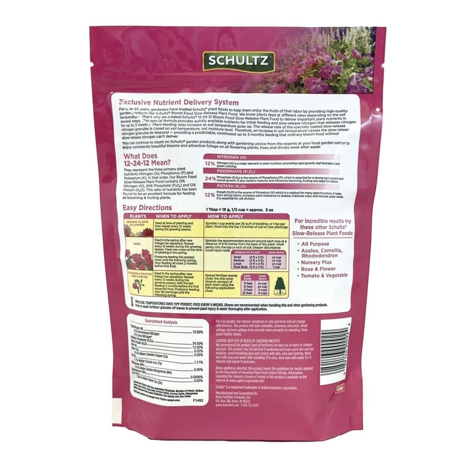 Schultz 018065 Spf48270 Slow-Release Bloom Fertilizer 3.5 Lbs, 56 Ounce