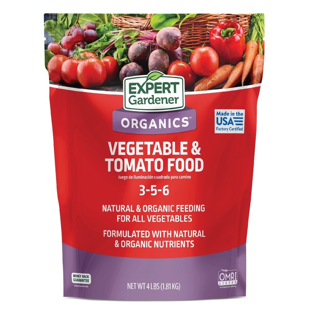 Organic Vegetable & Tomato Food, 4 lb Fertilizer, All Purpose Plant Nutrient