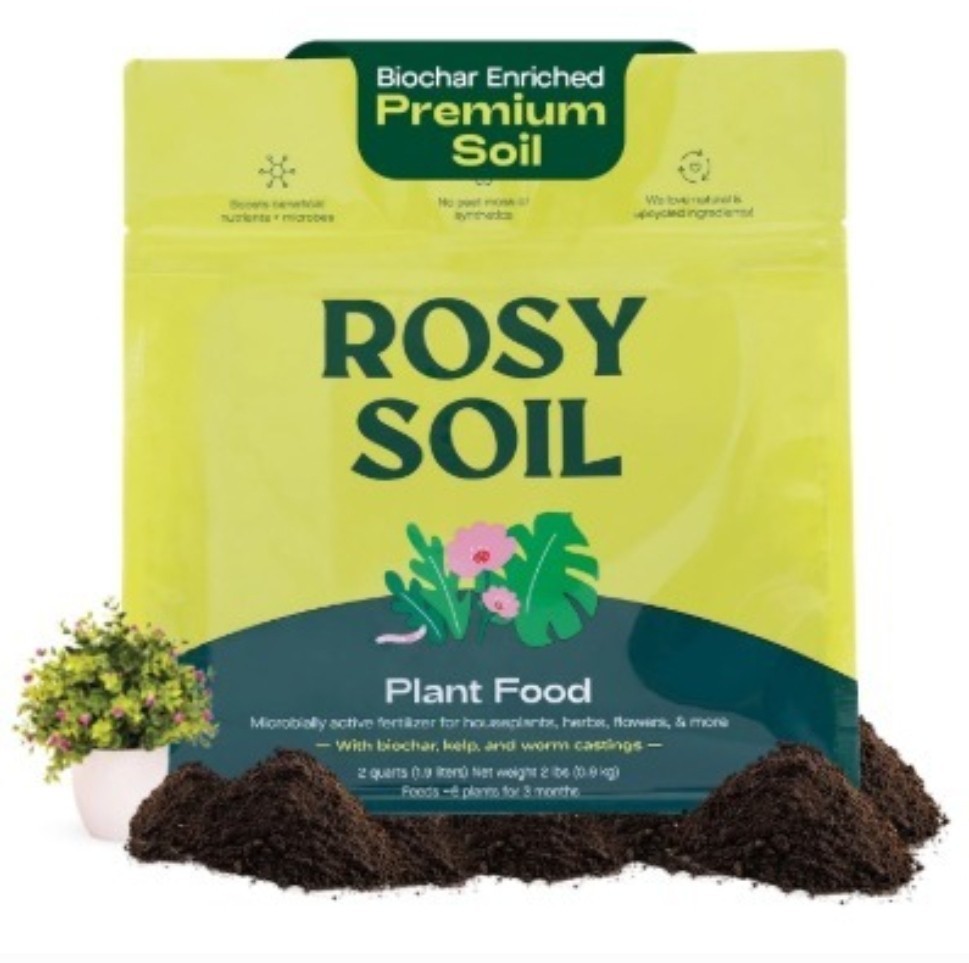 Rosy Soil Plant Food All-Purpose Organic Nutrient-Rich Fertilizer – 2qt [G2]