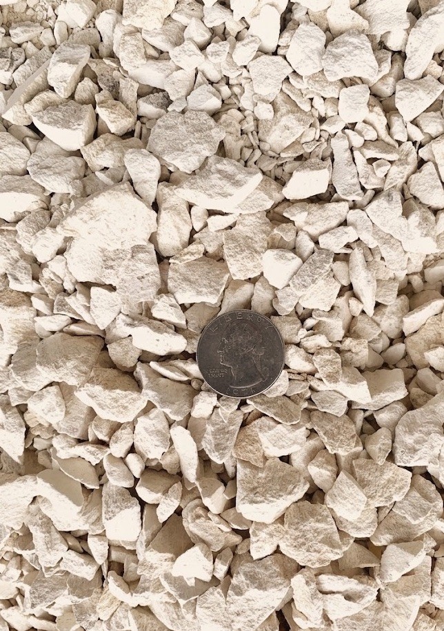 Crushed Limestone Rock Chips, Calcium, 5 Lbs Succulents, Bonsai, Terrariums