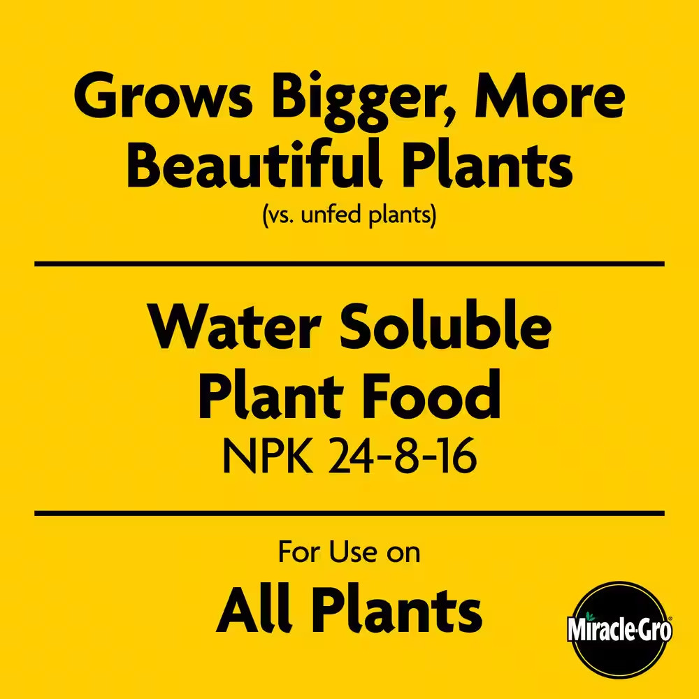 Water Soluble All Purpose Plant Food 4.25 Lbs. for Indoor/Outdoor Plants, Roses,