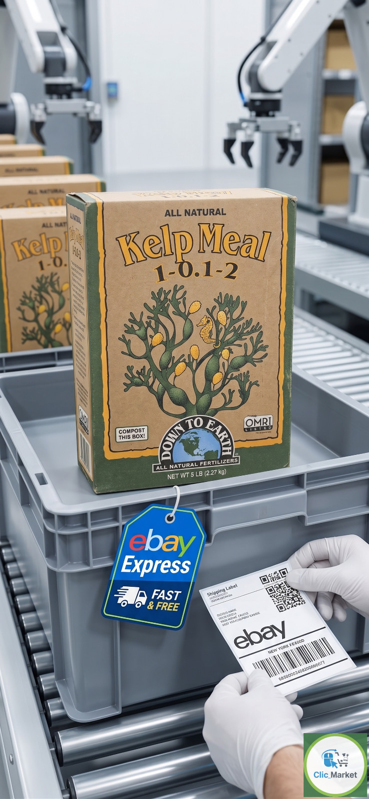 Down to Earth Kelp Meal 1-0.1-2, 5lbs