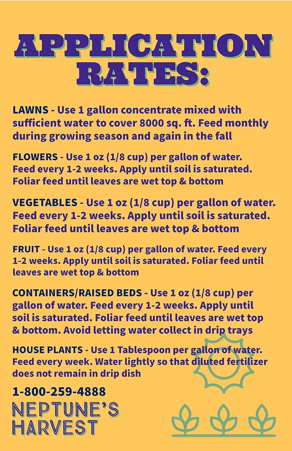 Neptune’s Harvest Fish Fertilizer 2-4-1, Gallon