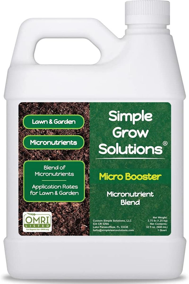 Organic Micronutrient Booster- Complete Plant & Turf Nutrients- Simple Grow Solu