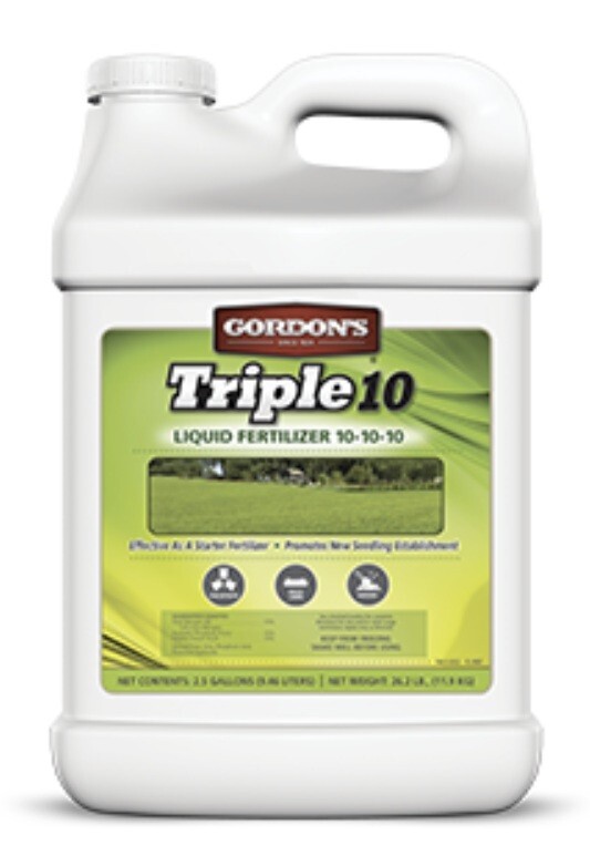 Gordon’s 7441122 Triple10 10-10-10 Concntrt Lawn & Garden Fertilizer, 2.5 Gallon
