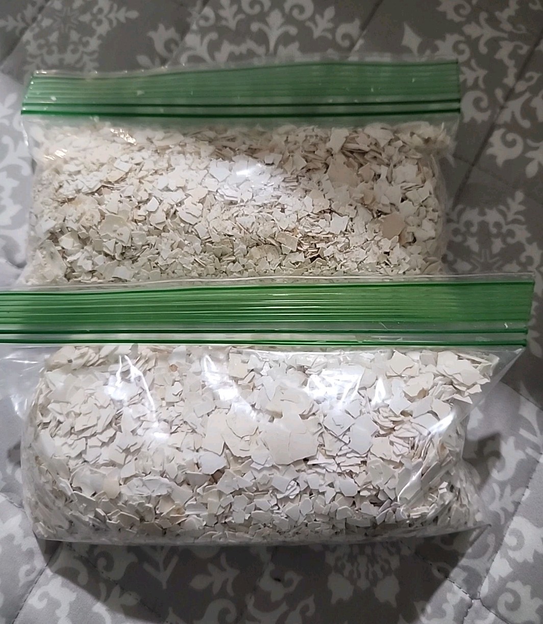 Organic Crushed Eggshells 1 Pound Bag Calcium Fertilizer Egg Shells From USA