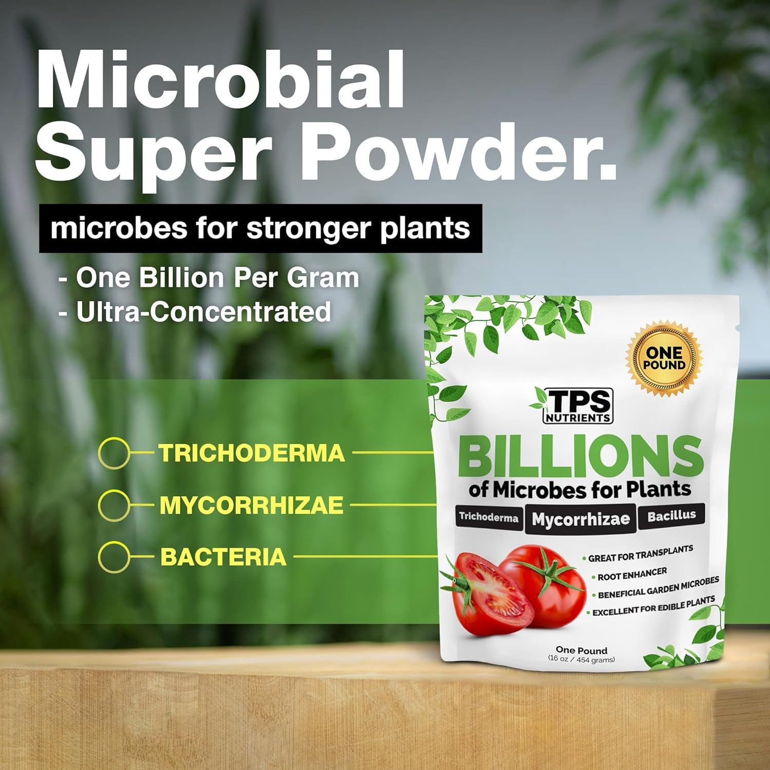 Microbial Root soil Enhancer bacillus mycorrhizae trichoderma transplant shock