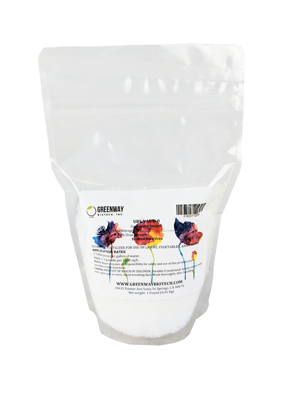 Urea (46-0-0) 46% Nitrogen Fertilizer Gold Refining Aqua Regia 100% Soluble 1 LB