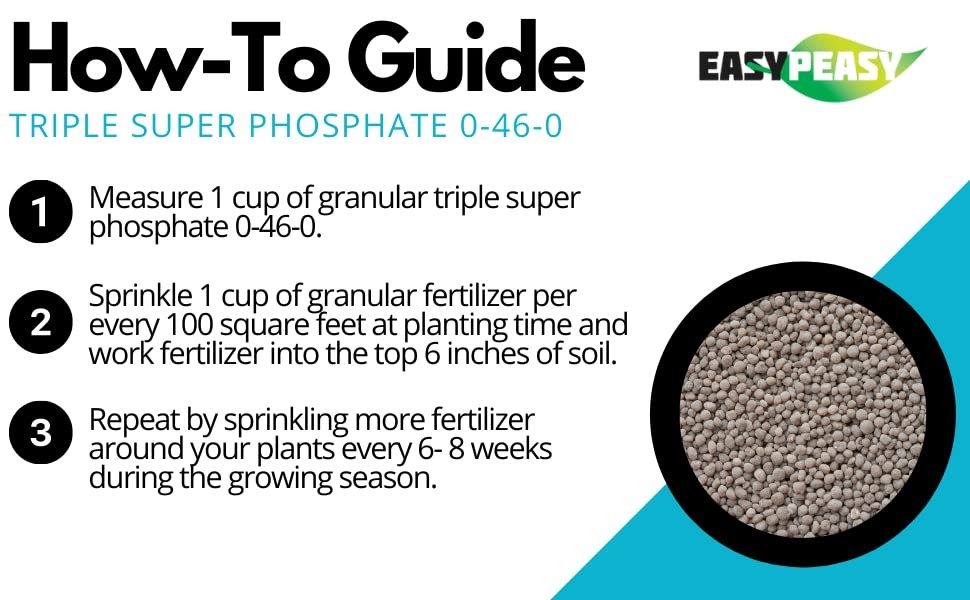 TRIPLE SUPER PHOSPHATE FERTILIZER 0460 | phosphorus fertilizer for gardens, l…