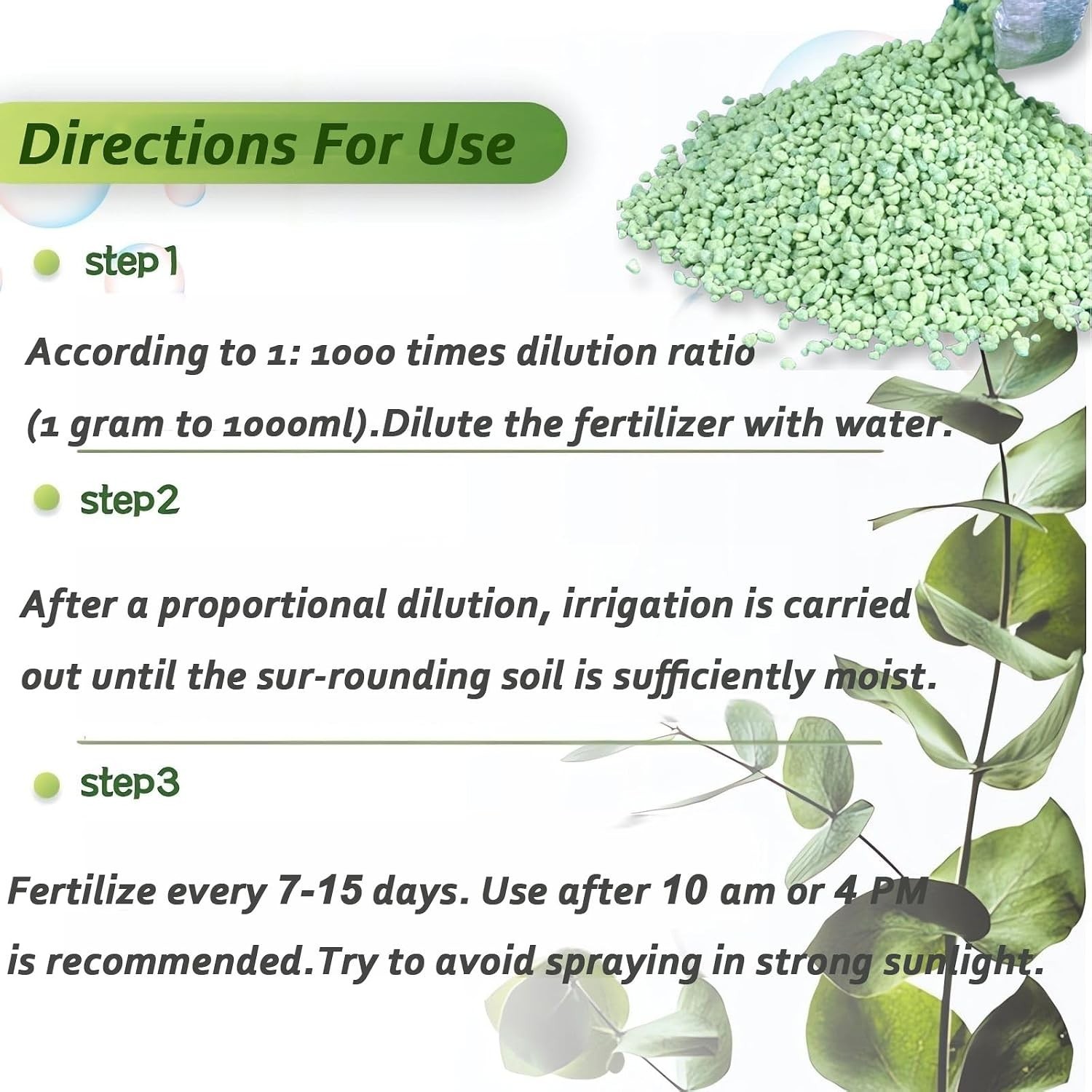 USEDDIG 1LB Ferrous Sulfate Heptahydrate Fertilizer- 20% Iron Fe, 12% Sulfur,…