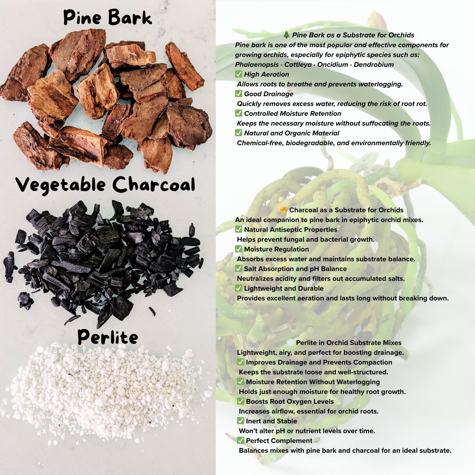 SMG Premium Orchid Potting Soil Mix – Professional Grade Handcrafted Blend