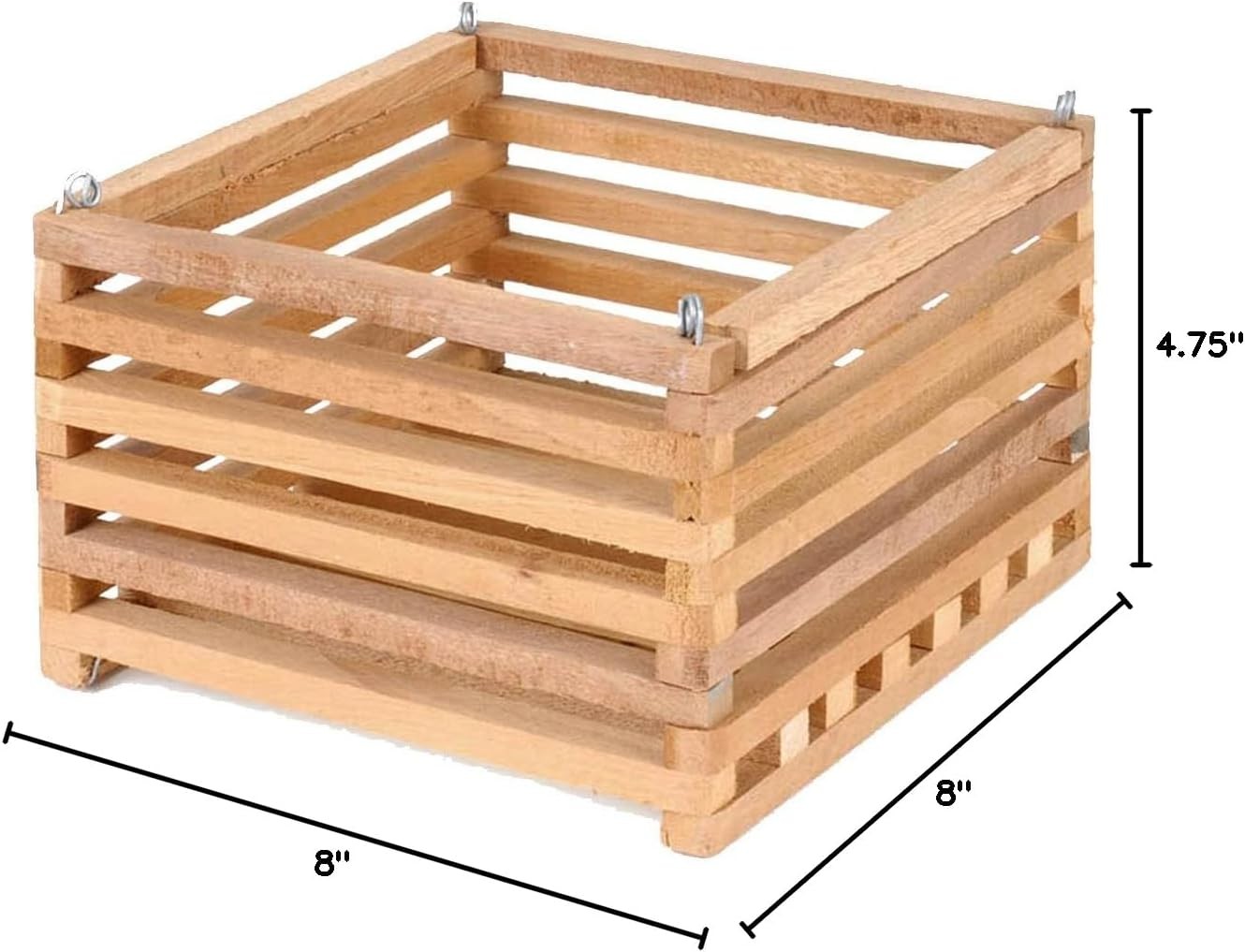 52720 Better GRO Square Cedar Basket, 8″