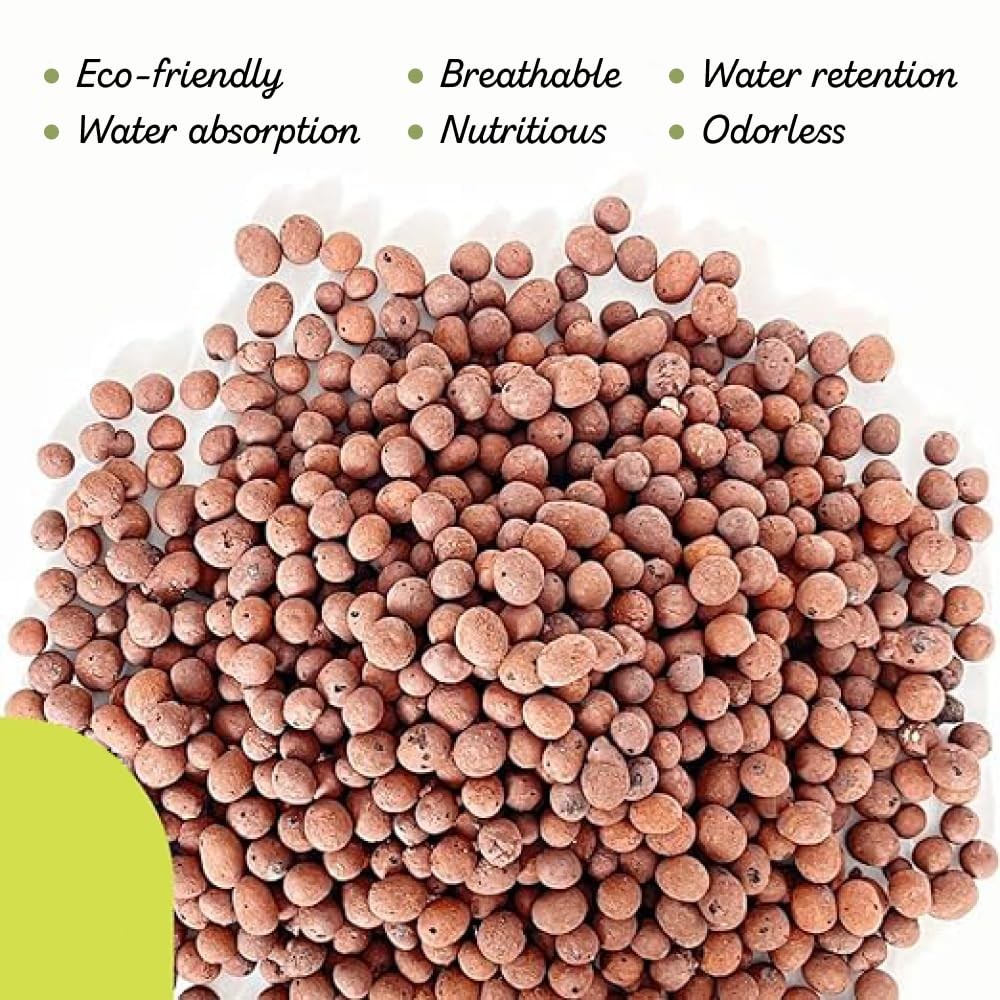 PGN Clay Pebbles for Hydroponic Growing – 10 Liters (4 Pounds) – Organic Expa…