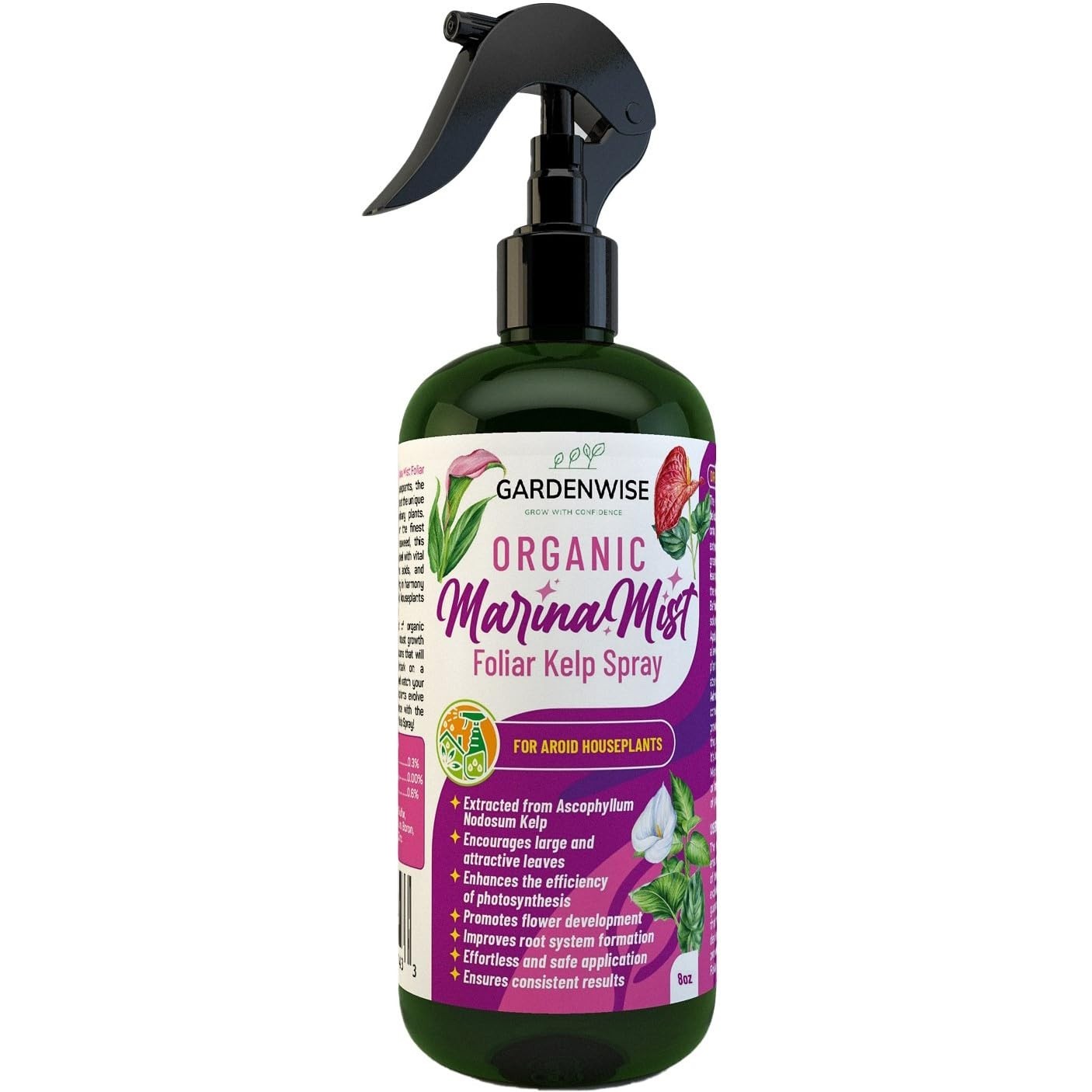Marina Mist Organic Kelp Foliar Spray Aroid Plant Food Monstera Pothos Philoden