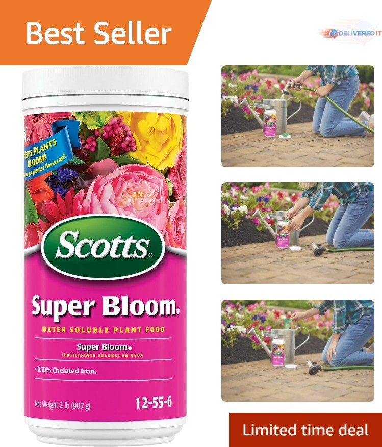 Instant Plant Nourishment – 2 lb Super Bloom Water-Soluble Fertilizer for Blooms