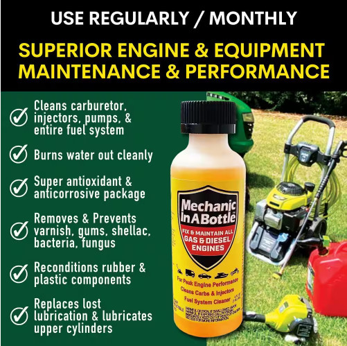 Mechanic in a Bottle Gas & Diesel Fuel Treatment 16 oz.