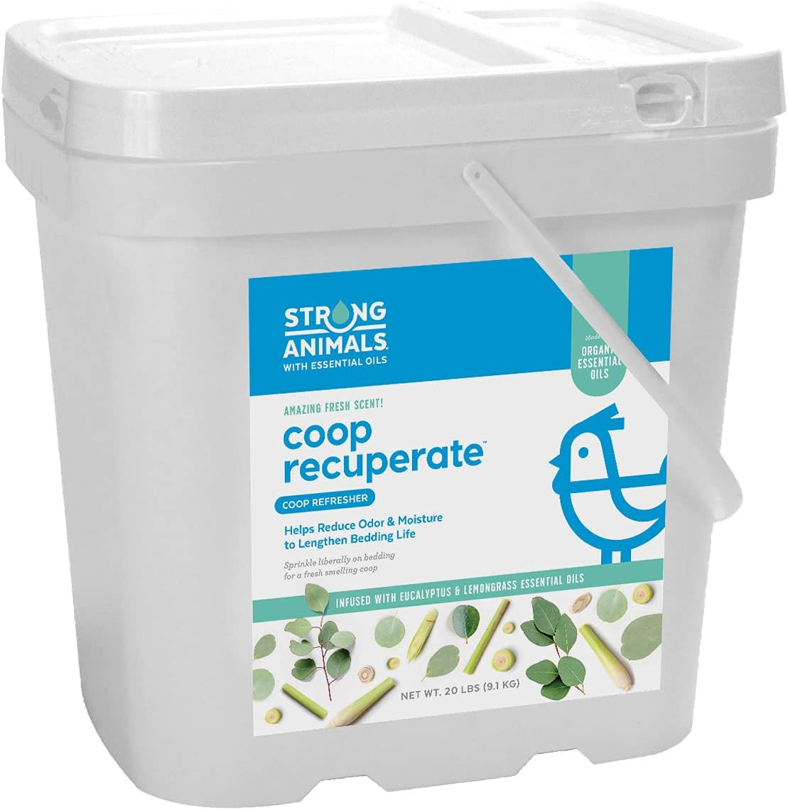 Coop Recuperate – Chicken Coop Refresher Containing Organic Eucalyptus & Lemongr