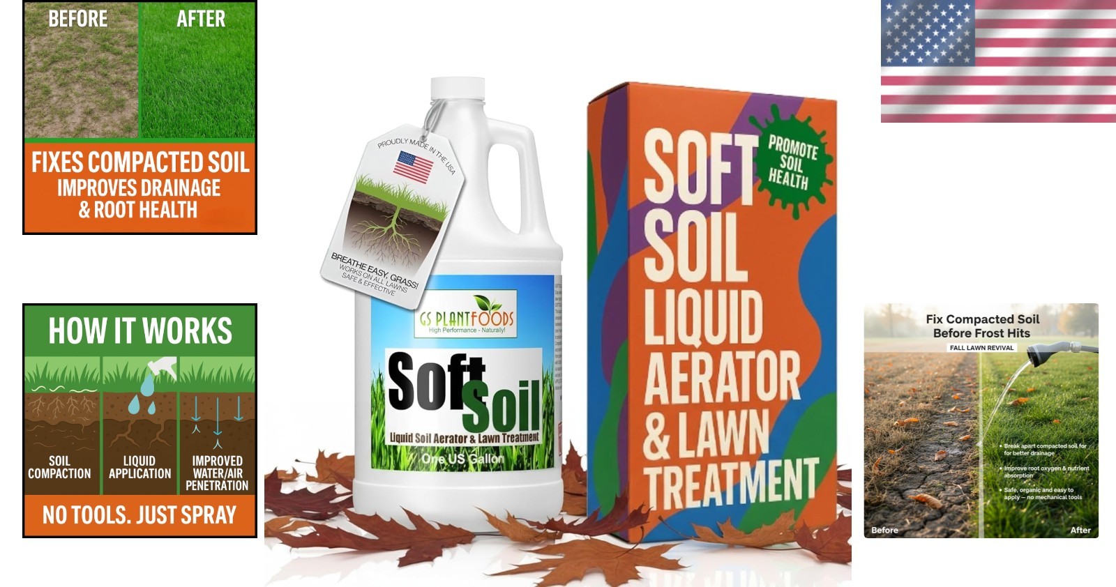 Liquid Soil Aerator for Healthy Lawns – Non-Mechanical$