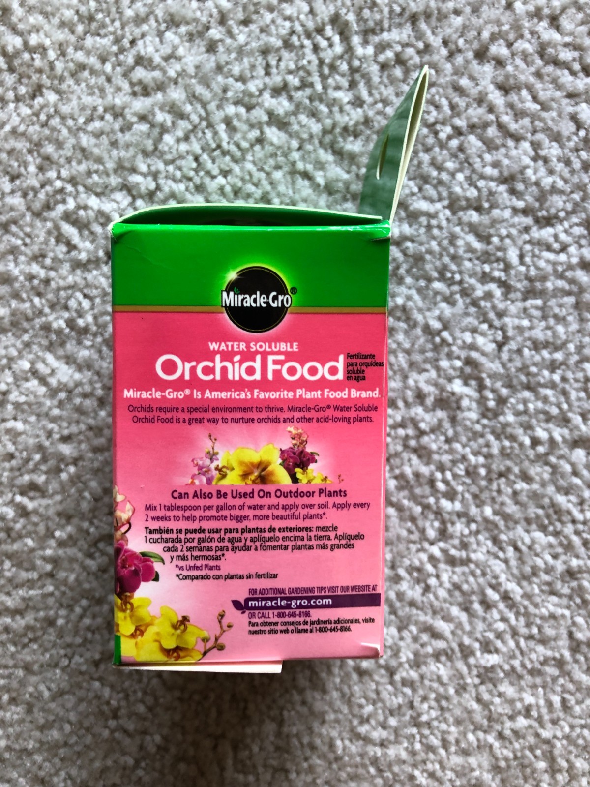MiracleGro Water Soluble Orchid Food For Orchids & All Acid-loving Plants 8 Oz.