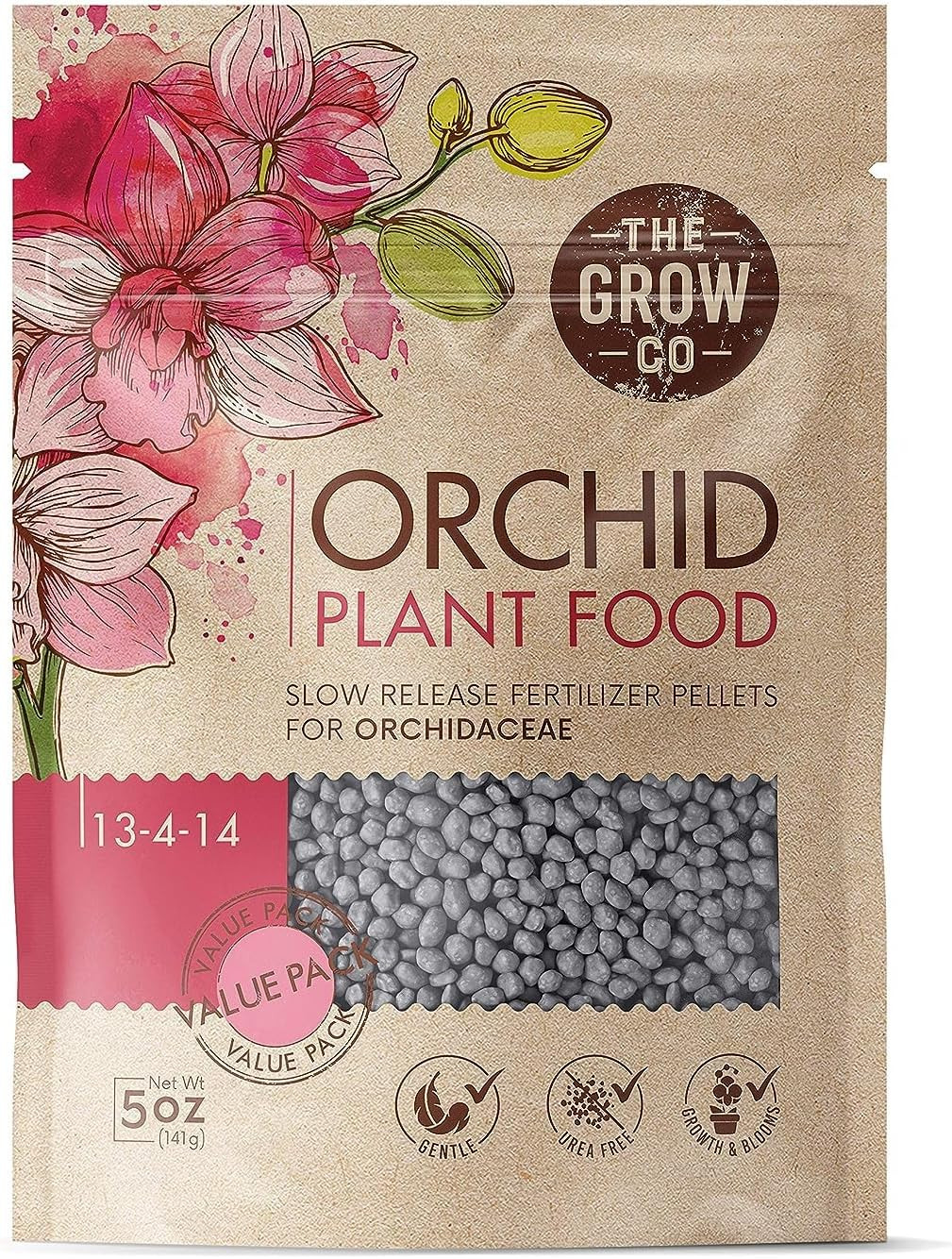 Orchid Plant Food (5 Oz, 50+ Applications) – Bloom Booster Fertilizer Pellets fo