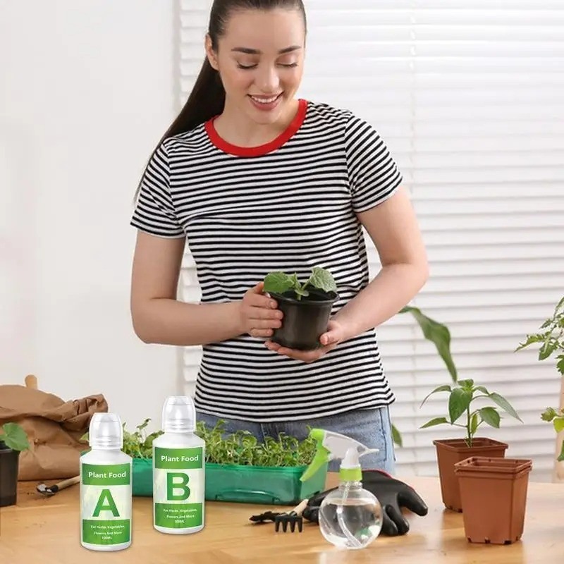 Fertilizer a and B Hydroponic Garden Plant Food Plant Fertilizer for Flowers Veg