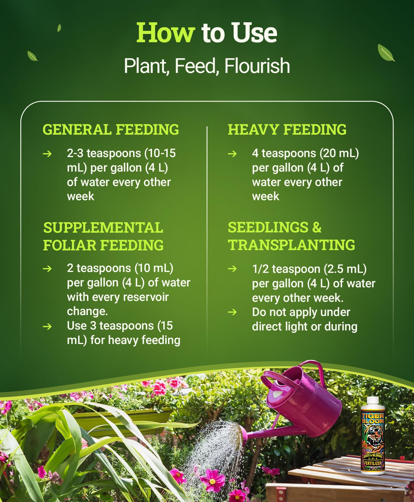 Fox Farm Tiger Bloom Fertilizer 1 Pint High Phosphorus Micronutrient Booster