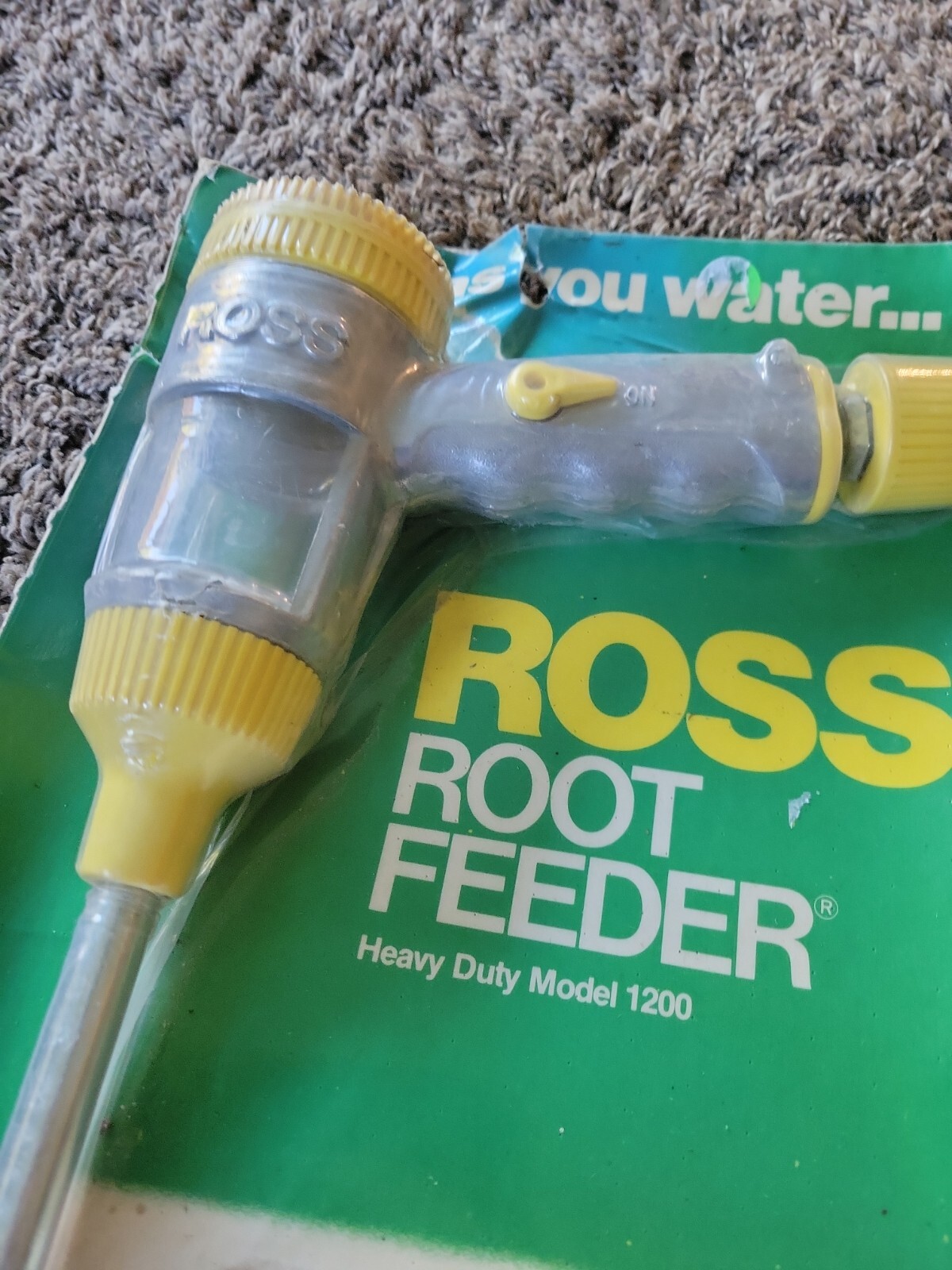 SEALED VTG Ross Root Feeder Heavy Duty Model 1200 w/ Bonus Cartridges NEW NOS