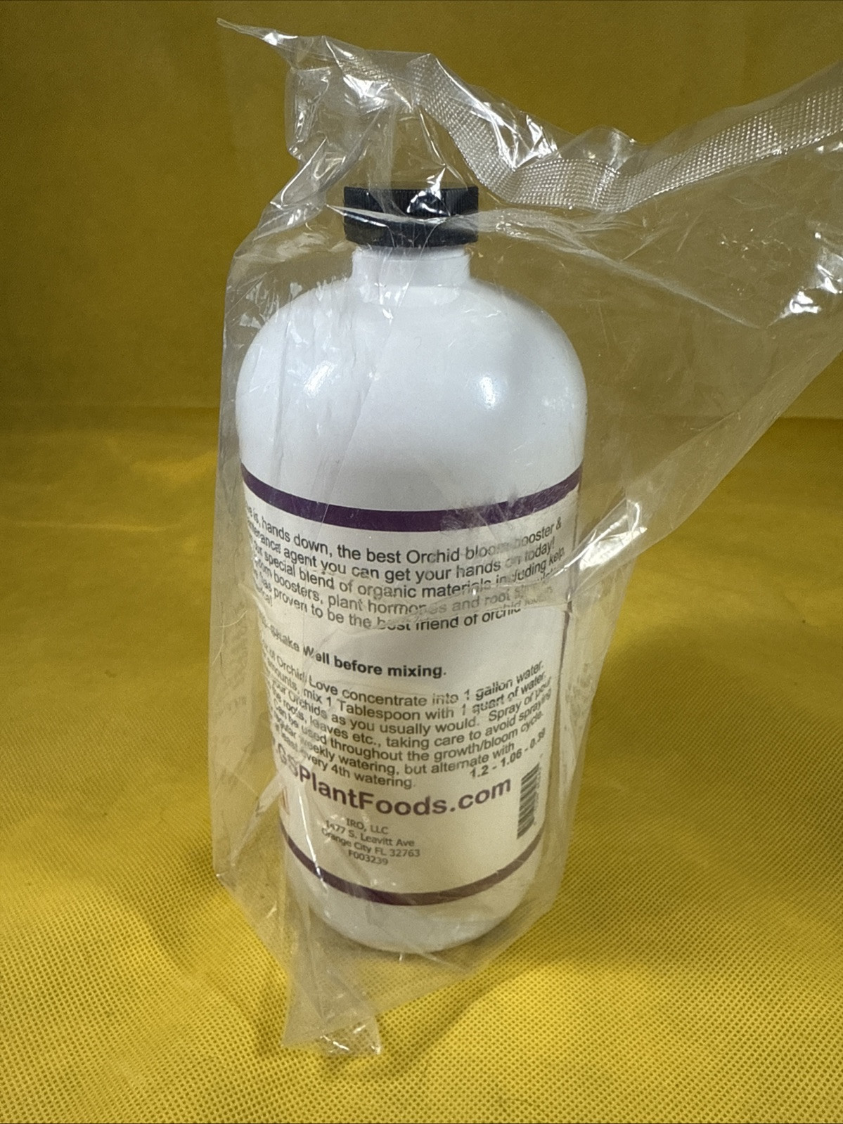 Orchid Love – World’s Greatest Orchid Food, 1 quart concentrate F2