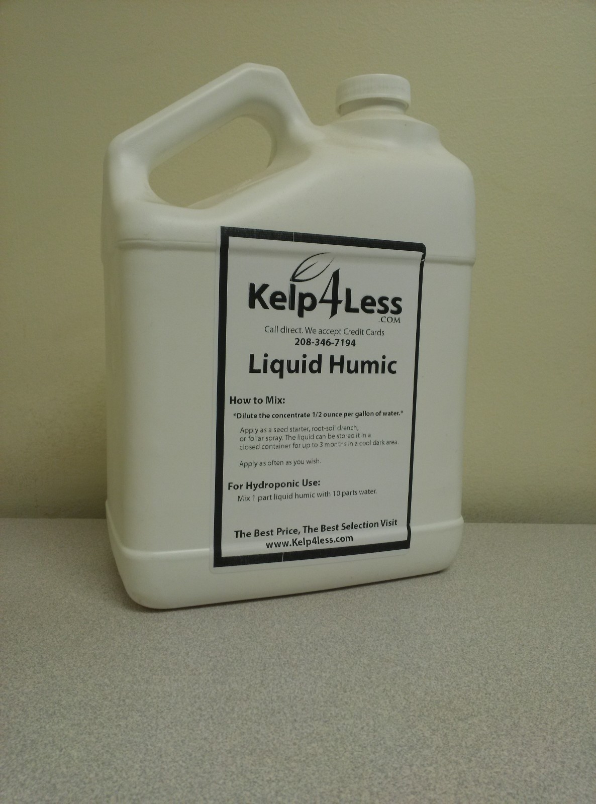 Organic Humic Acid 1 Gallon 12%Concentrate Leonardite Potassium Humic Plant Food