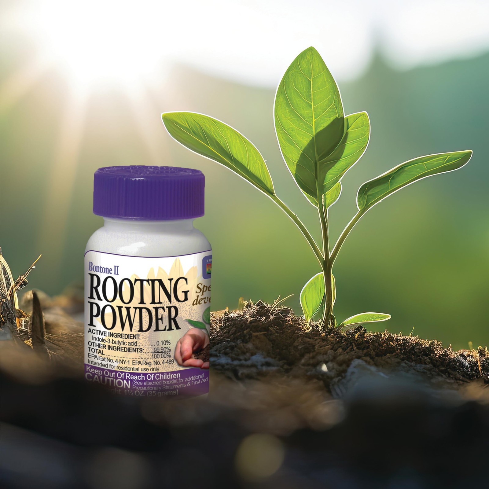 Bonide Bontone II Rooting Powder, 1.25 oz Ready-to-Use Dust for oz,