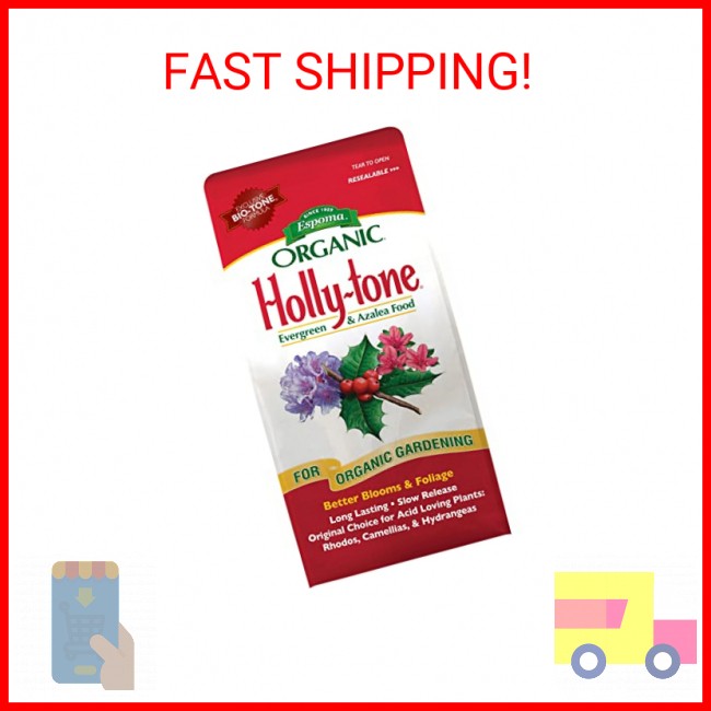 Espoma Organic Holly-Tone 4-3-4 Natural & Organic Evergreen & Azalea Plant Food;