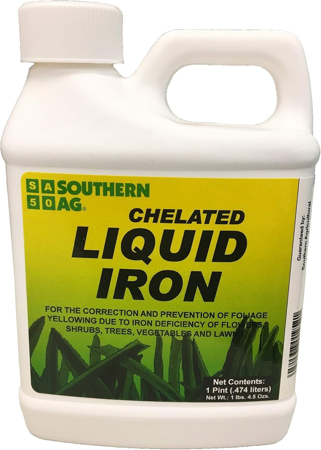 Southern Ag Chelated Liquid Iron 16 OZ – Corrects Iron Deficiency in All Plants