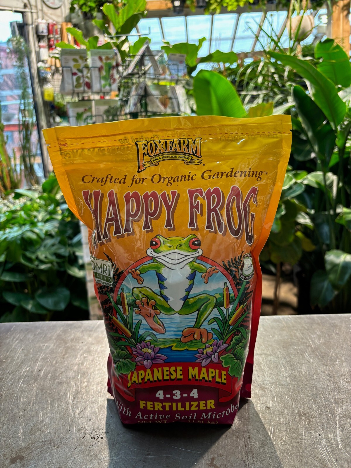 Foxfarm OMRI Happy Frog Japanese Maple Fertilizer 4-3-4 4lb