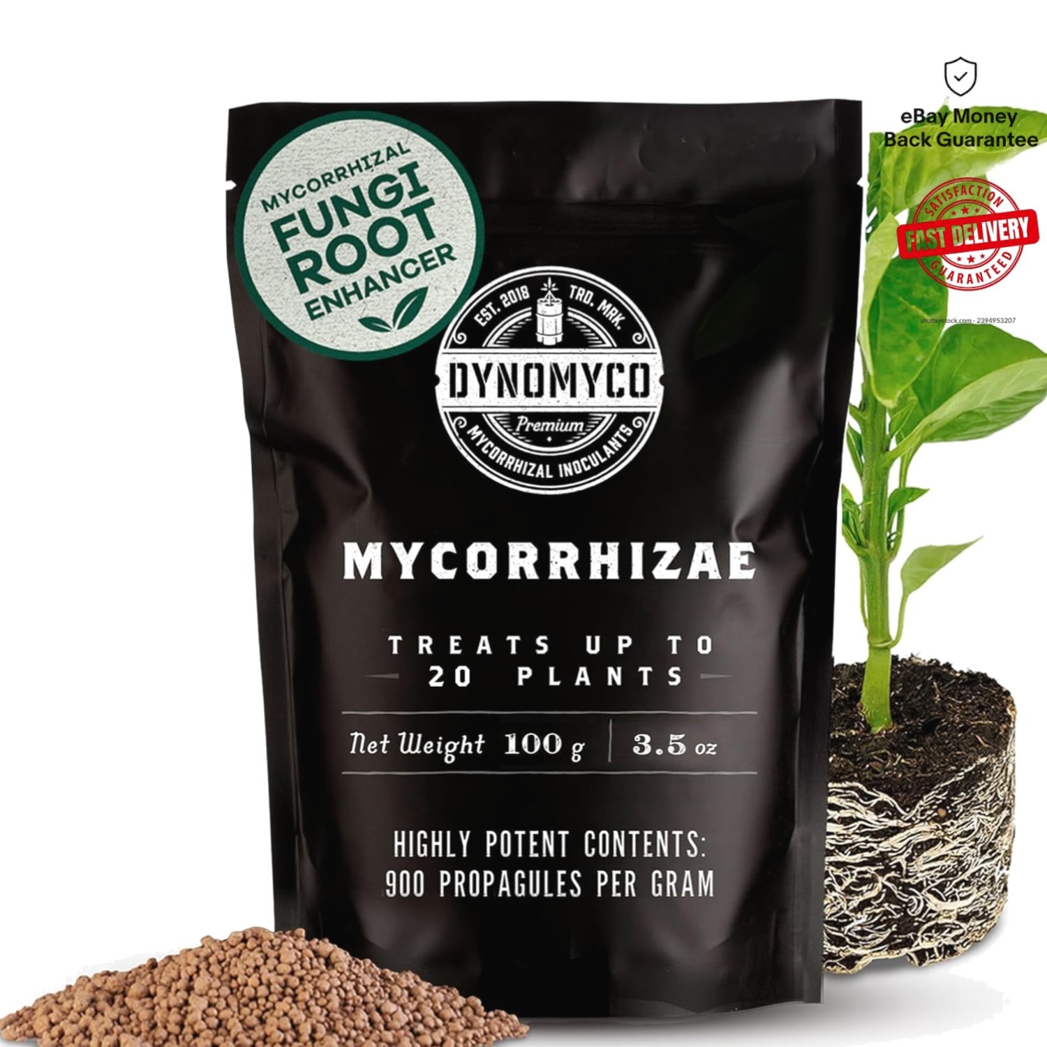 Granular Mycorrhizal Fungi 100g – Nourish Plants & Ensure Better Yields