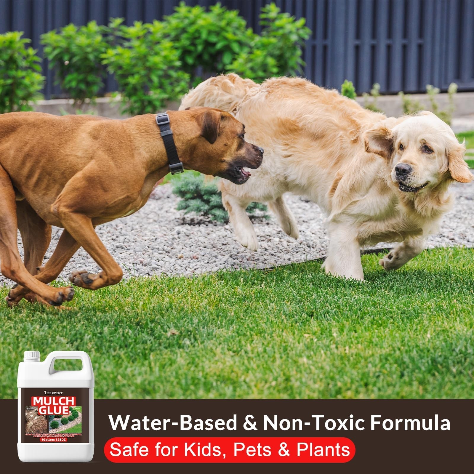 Teexpert Mulch Glue for Landscaping: 2 Gallon Rock Glue for Landscaping & Gra…