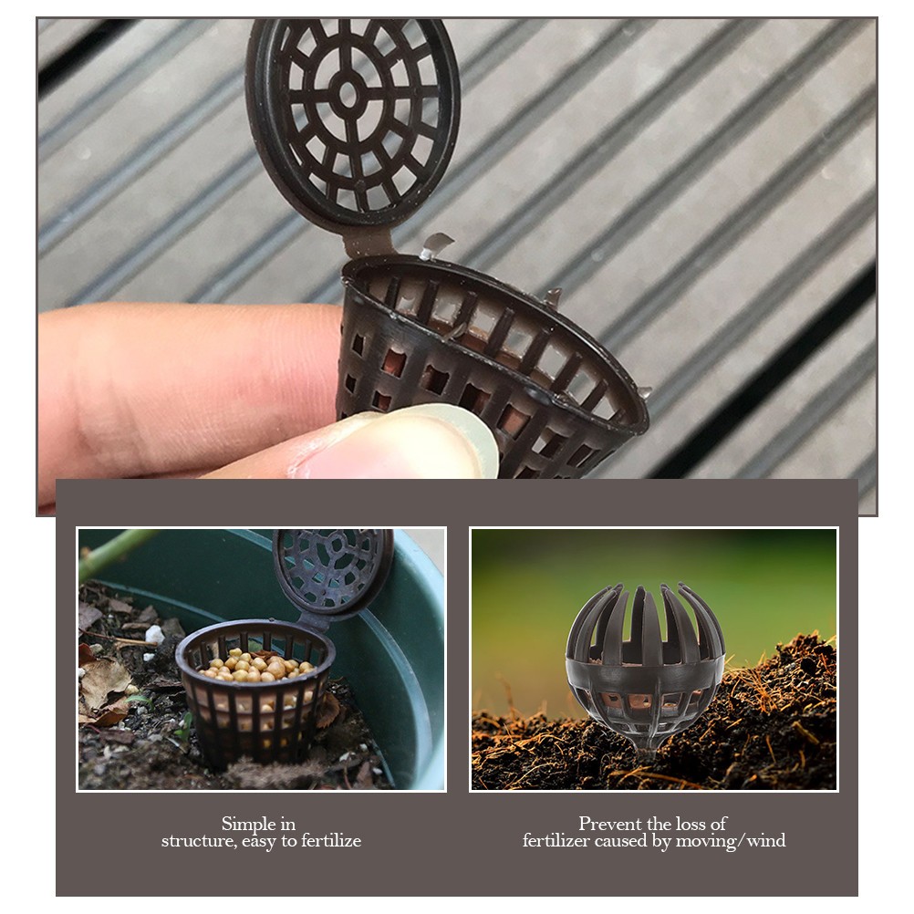 Garden Fertilizer Appearance Plastic 20Pack 2.2×1.6×1.6in