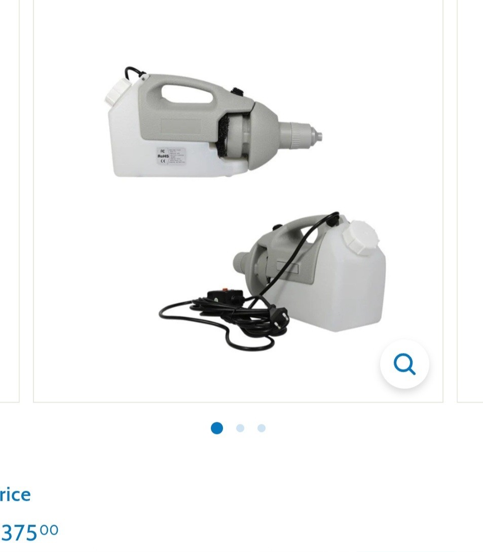 Corded Mini Disinfectant Fogger, Sprayer and Mister with 1.5 L Tank 200W NEW