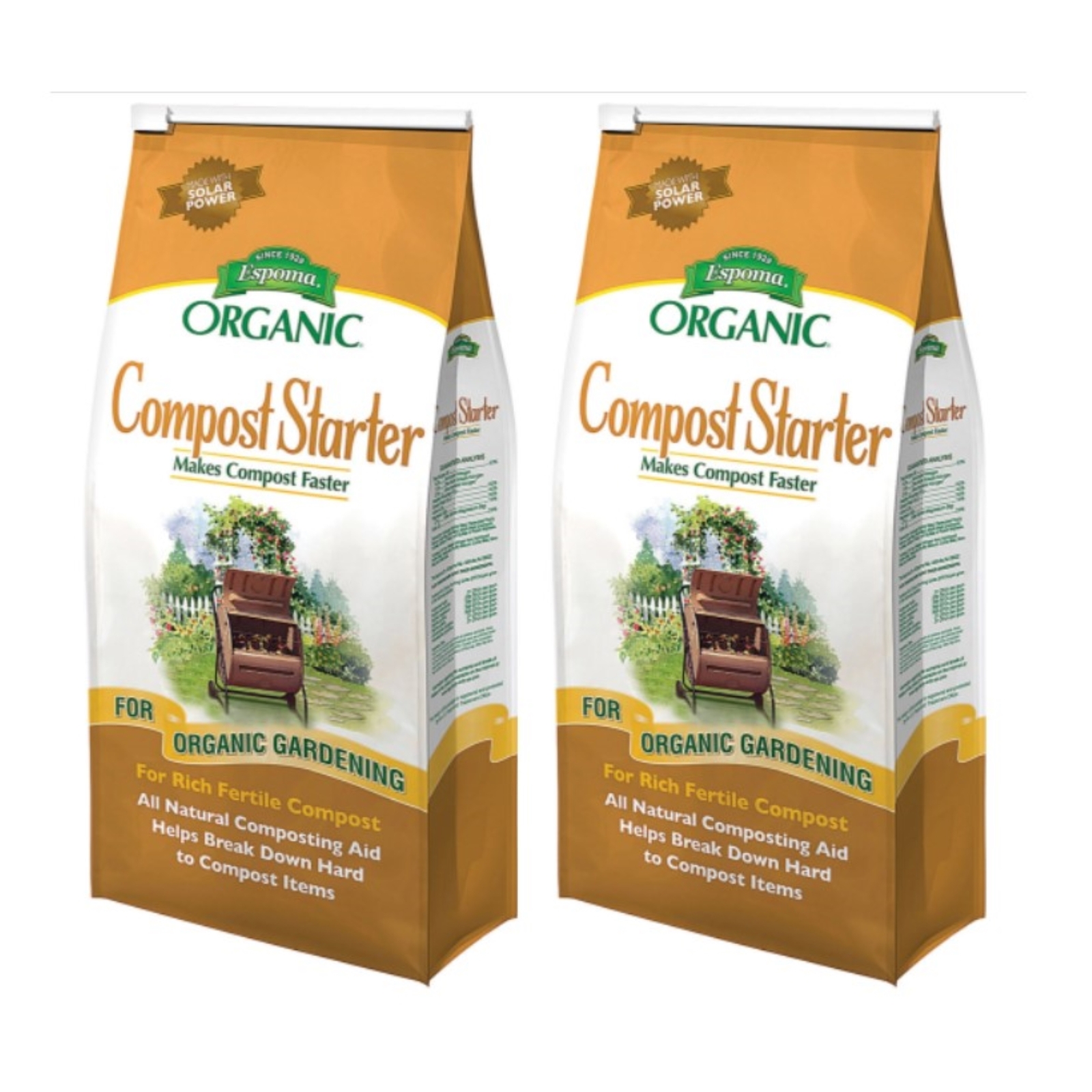 Espoma Compost Starter All-Natural/Organic Composting Aid, 4# (2 Pack)