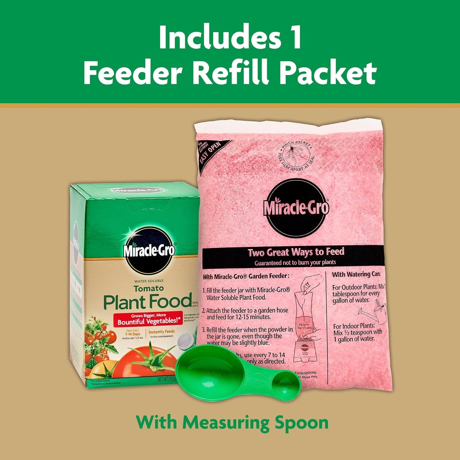 Miracle-Gro Water Soluble Tomato Plant Food, 1.5 lb – Boosts Growth Safely