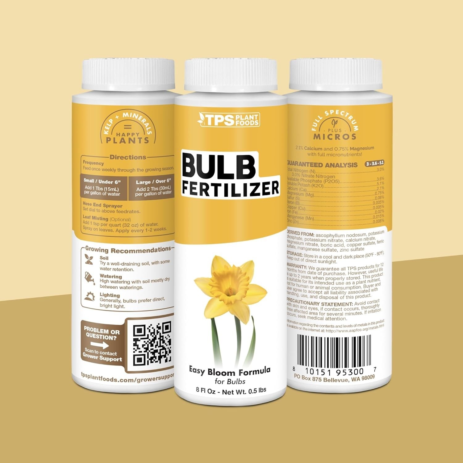 Liquid Bulb Fertilizer for Strong Roots & Vibrant Blooms – 8 oz